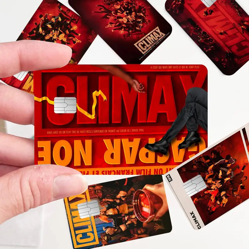 Climax Movie Game Film Cover Sticker Case For Small Chip Credit Debit Card Front Side