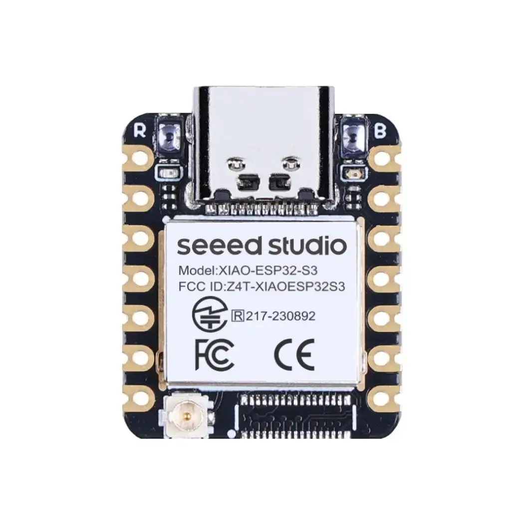 ESP32S3 Seeed Studio XIAO ESP32 S3 Entwicklungsboard 2,4GHz Stabantenne WiFi BLE 5.0 240MHz Xtensa 32-Bit LX7 Dual-Core-Prozessor