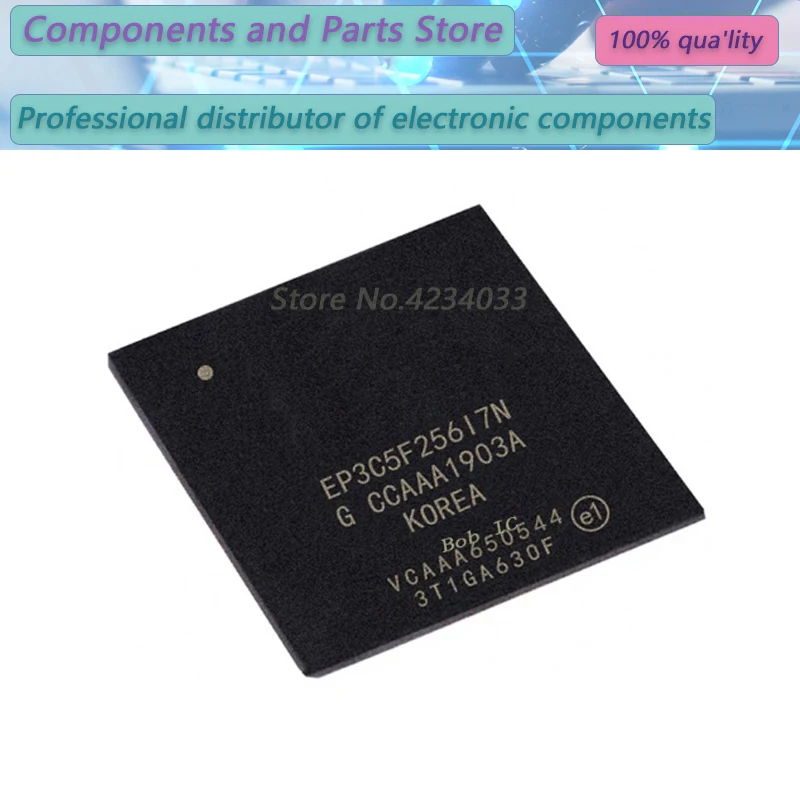 

1PCS EP3C5F256I7N EP3C5F256I7 EP3C5F25 BGA NEW100% EP3C5 F256I7N