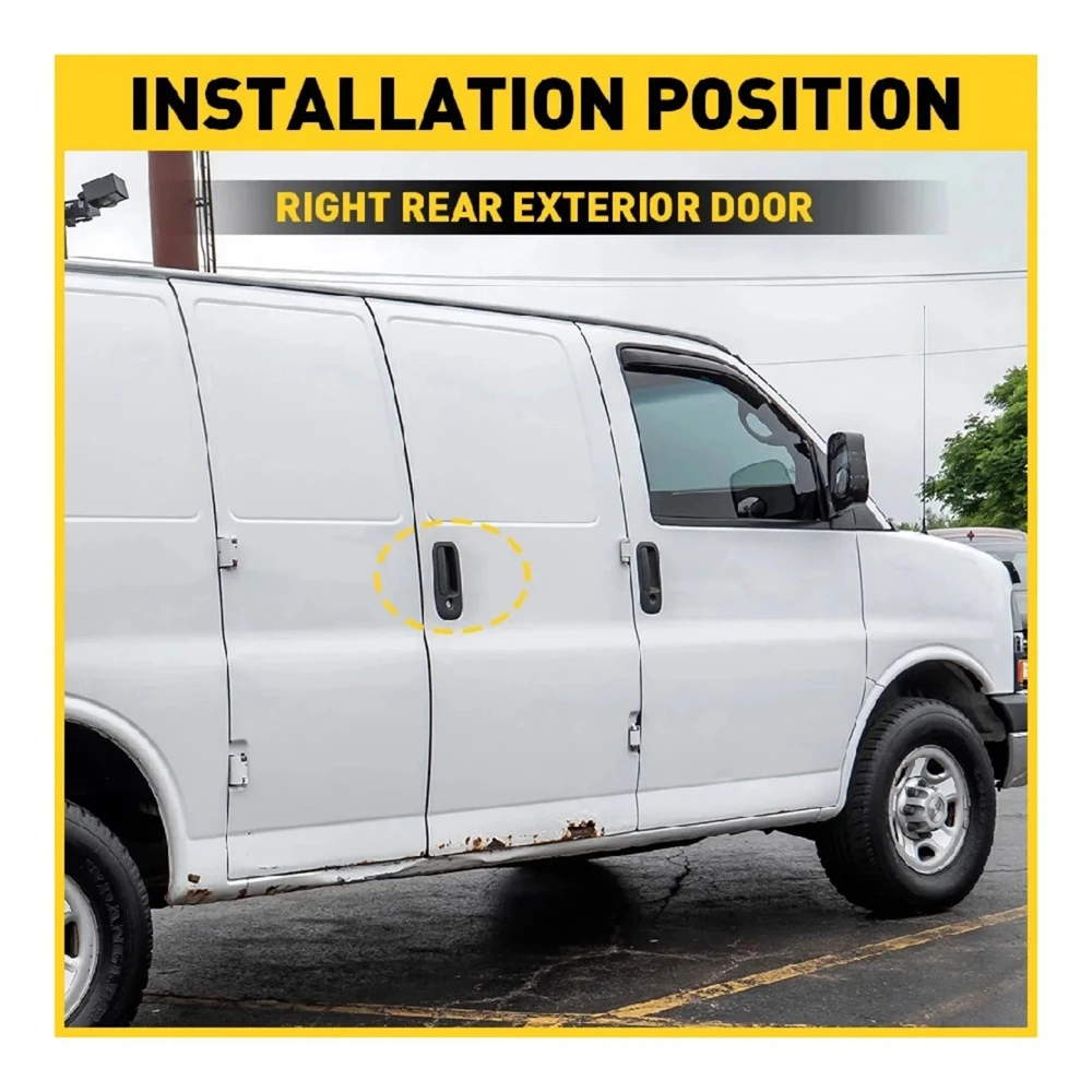 

​Door Handle Outside Sliding Rear Passenger Side Right for Express Savana Van 15739871 25942270