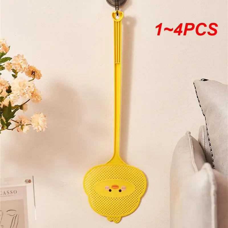 

Fly swatter household cartoon little yellow duck mosquito pat manually slaps mosquitoes to kill flies and kill mosquitoes