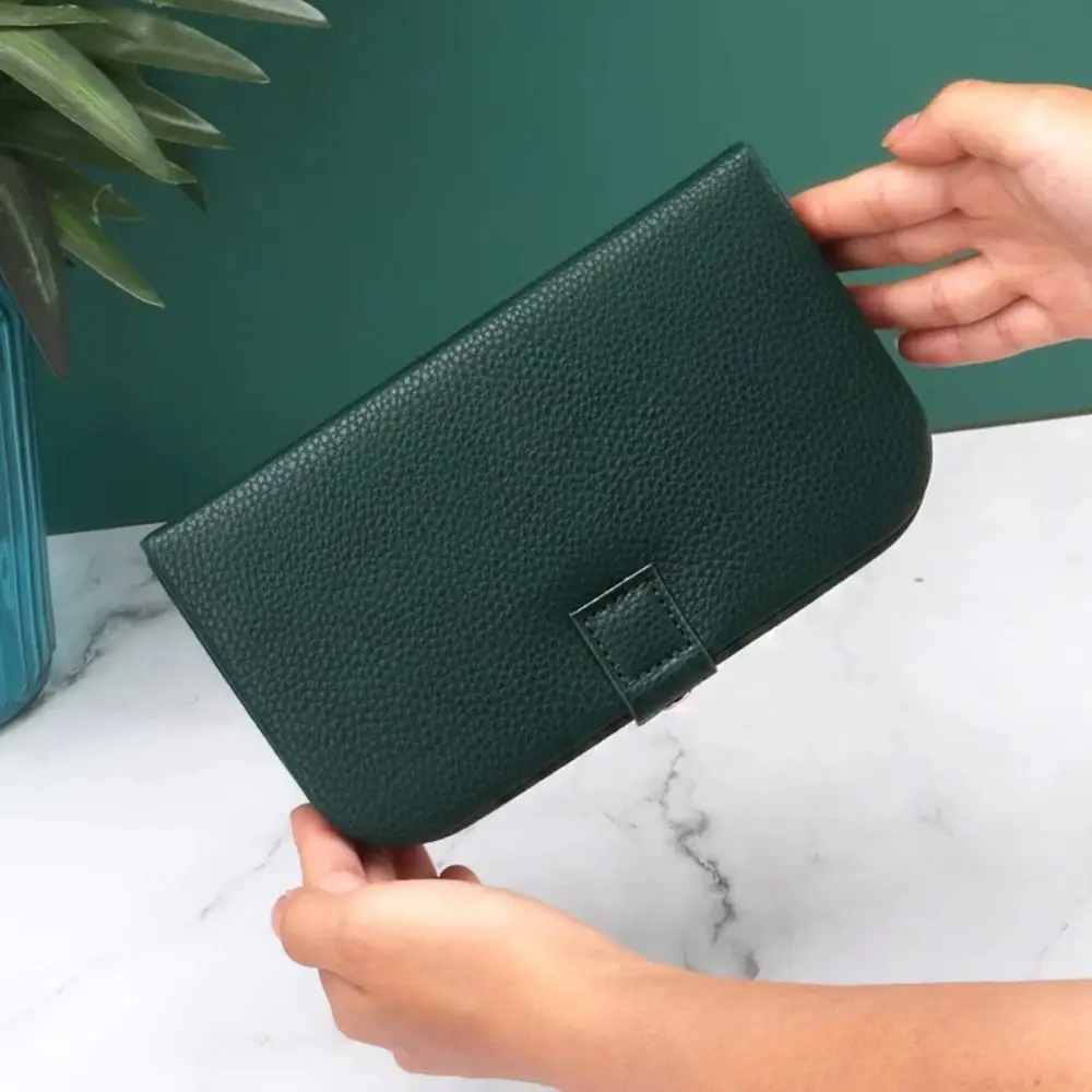 แบบพกพา PU หนังกล่องเครื่องประดับขนาดใหญ่ความจุกันน้ําขาตั้งสวมใส่ปุ่ม Snap เครื่องประดับ