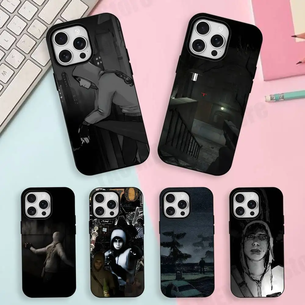 

Game C-Cry of Fear Silicone Soft Case For iPhone 17,16,15,14,13,12,11 Pro Max For Magnetic Shell Frosted Cover