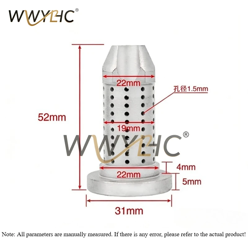 High Hardness Nitriding Nozzle Filter Screen for Injection Molding Machine, Anti‑Block Hot Runner Spare Filter Mesh