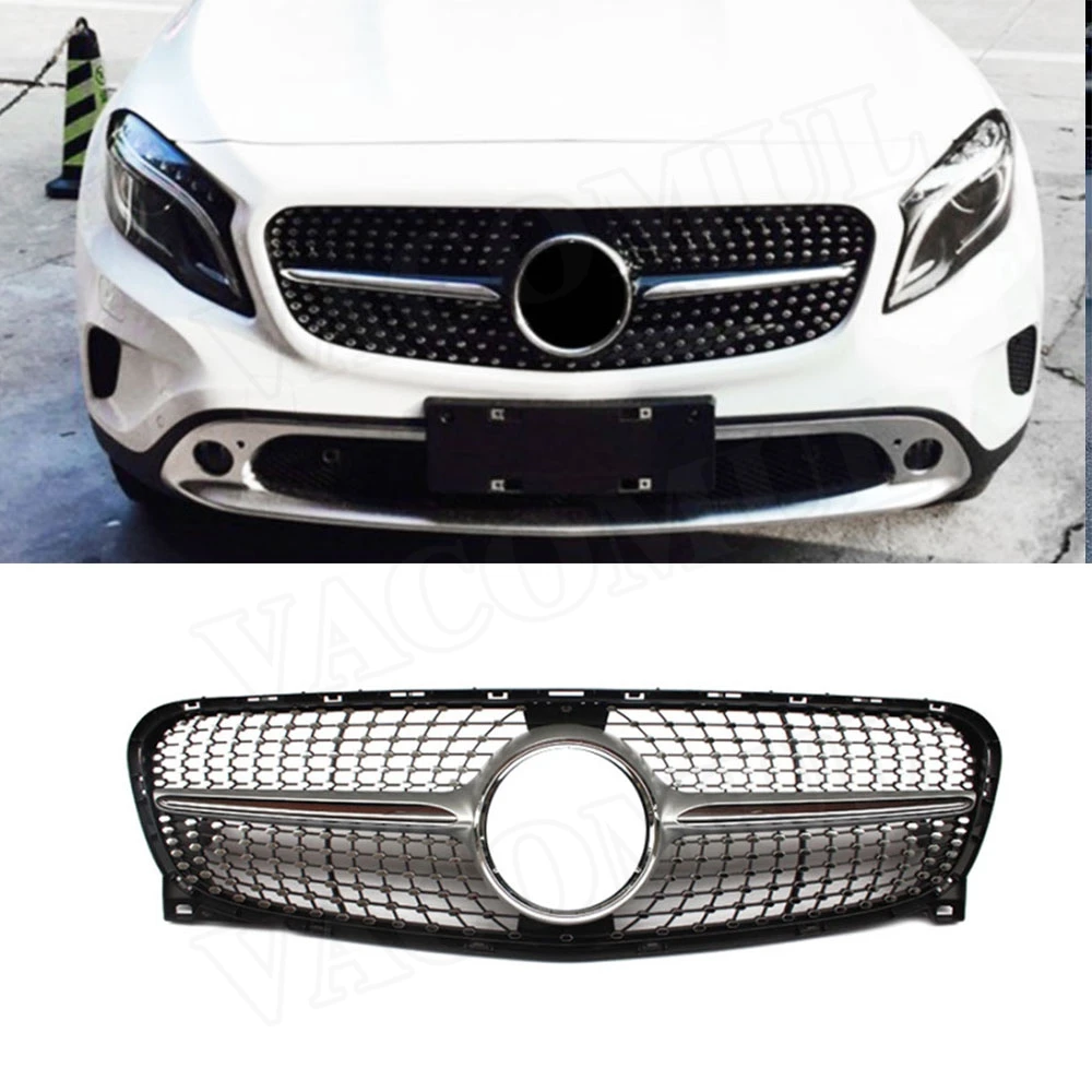 

VACOMUL ABS Front Grille Bumper Suitable for Mercedes Benz GLA Class X156 GLA180 GLA200 GLA250 GLA45 2014 - 2016 Car Styling