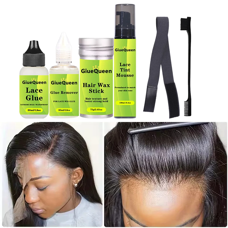 

Invisible Lace Glue Wig Glue Waterproof Hair Wax Stick Lace Tint Mousse For Lace Front Wig
