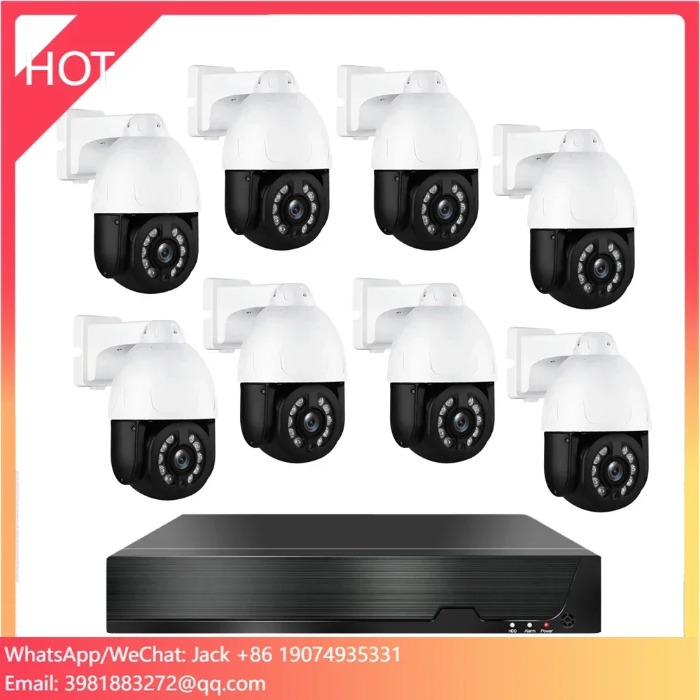 

SZGOING 12mp Auto Tracking PTZ POE High Quality Surveillance 8ch 12 Mp Security Camera System