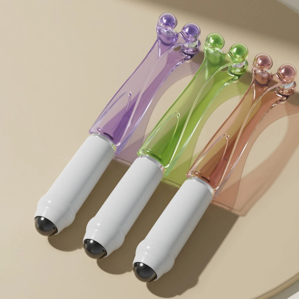 Rolo massageador de dedo, braçadeira magnética de contas, massageador de articulação de dedo, bastão de massagem de 5 contas