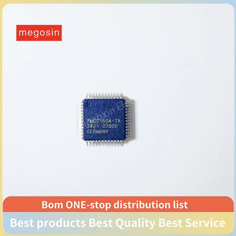 1pcs/lot  TMC2160A-TA-T TMC2160A-TA TMC2160 TQFP48 Dual-phase bipolar stepper motor driver chip