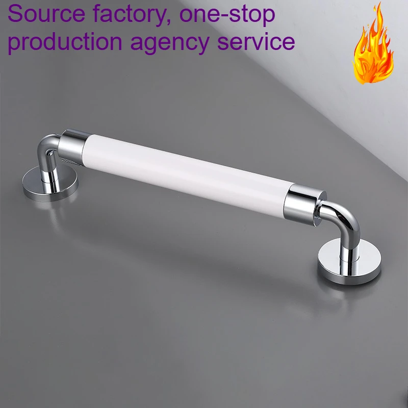 

Поручень из цельного дерева и сплава для ванной комнаты, безопасные поручни для пожилых людей для туалетной ванны, современный простой стиль