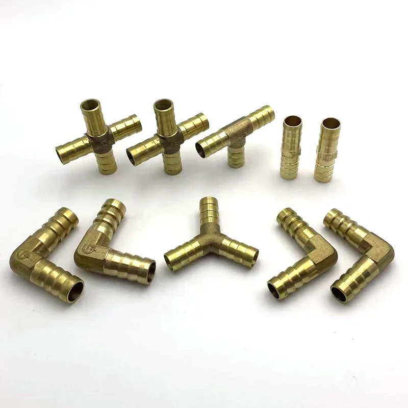 

For 4mm 5mm 6mm 8mm 10mm 12mm 16mm 19mm hose copper Pagoda Water Tube Fittings Brass Barb Pipe Fitting 2 3 4 way brass connector