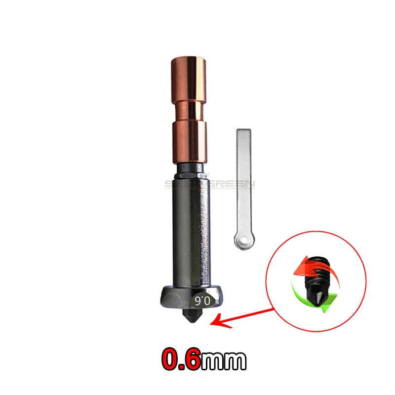 Neu verbesserte Düse für Anycubic Kobra 3 Max. Kehle Kobra 3 Max Combo Düse 0,4 mm 0,6 mm 0,8 mm schnelle Erwärmung