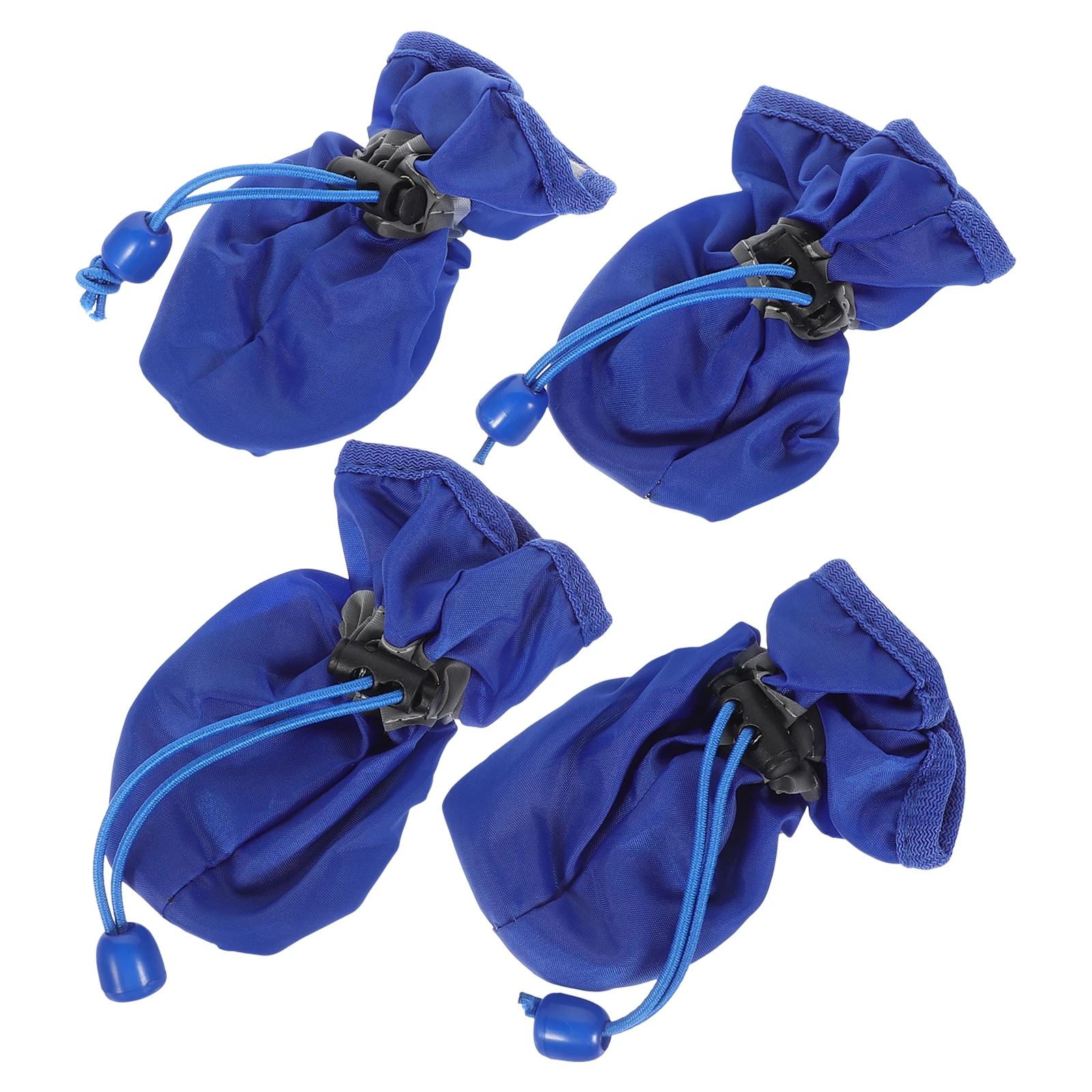 

4 pcs Dog Boots Waterproof Soft Rubber Sole Anti Slip Puppy Shoes for Snow Sand Pet Paw Covers Dog Sport Shoes Outdoor Hiking