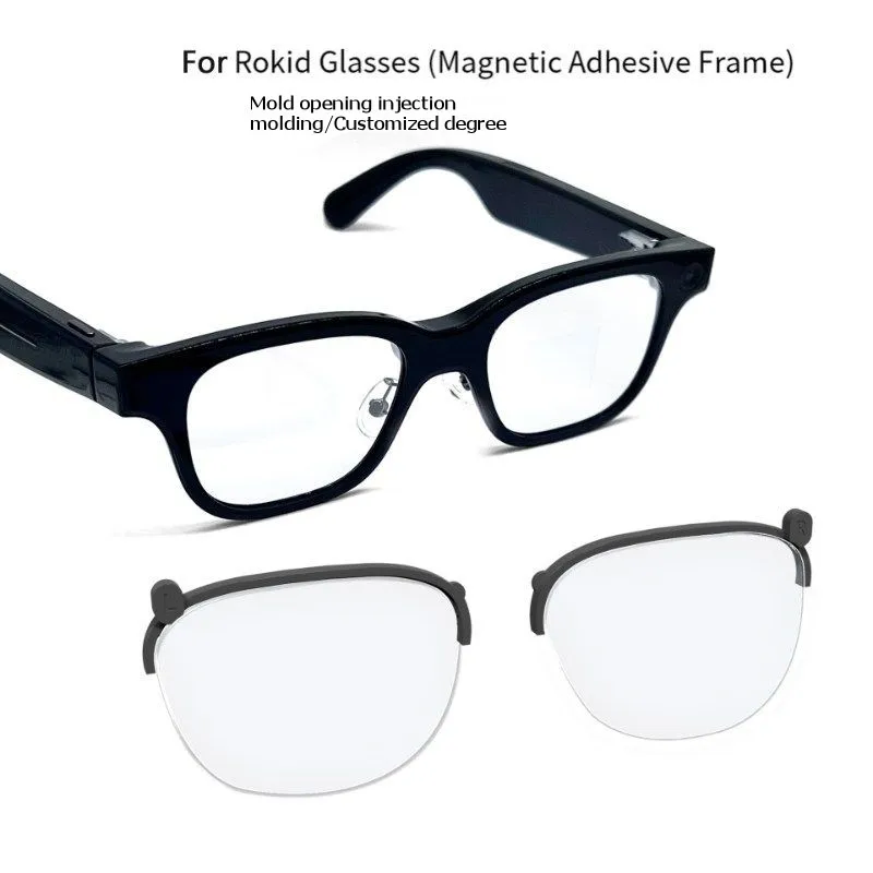 Für die Rokid Smart Glasses sind halbrandlose Brillengestelle entwickelt, die zur Korrektur von Kurzsichtigkeit, Astigmatismus u
