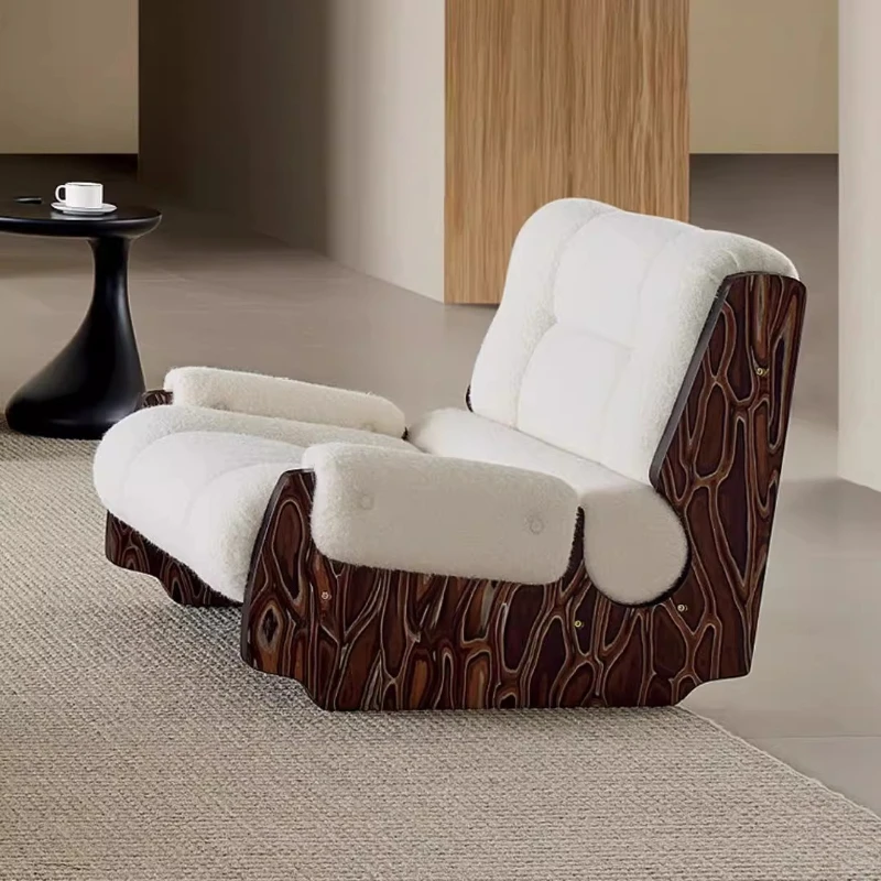 Sillas de Salón de Diseño de Lujo, Ergonómicas, Relajantes, Estilo Bauhaus, Silla Mecedora, Cómoda para Lectura y Eventos, Muebles de Salón