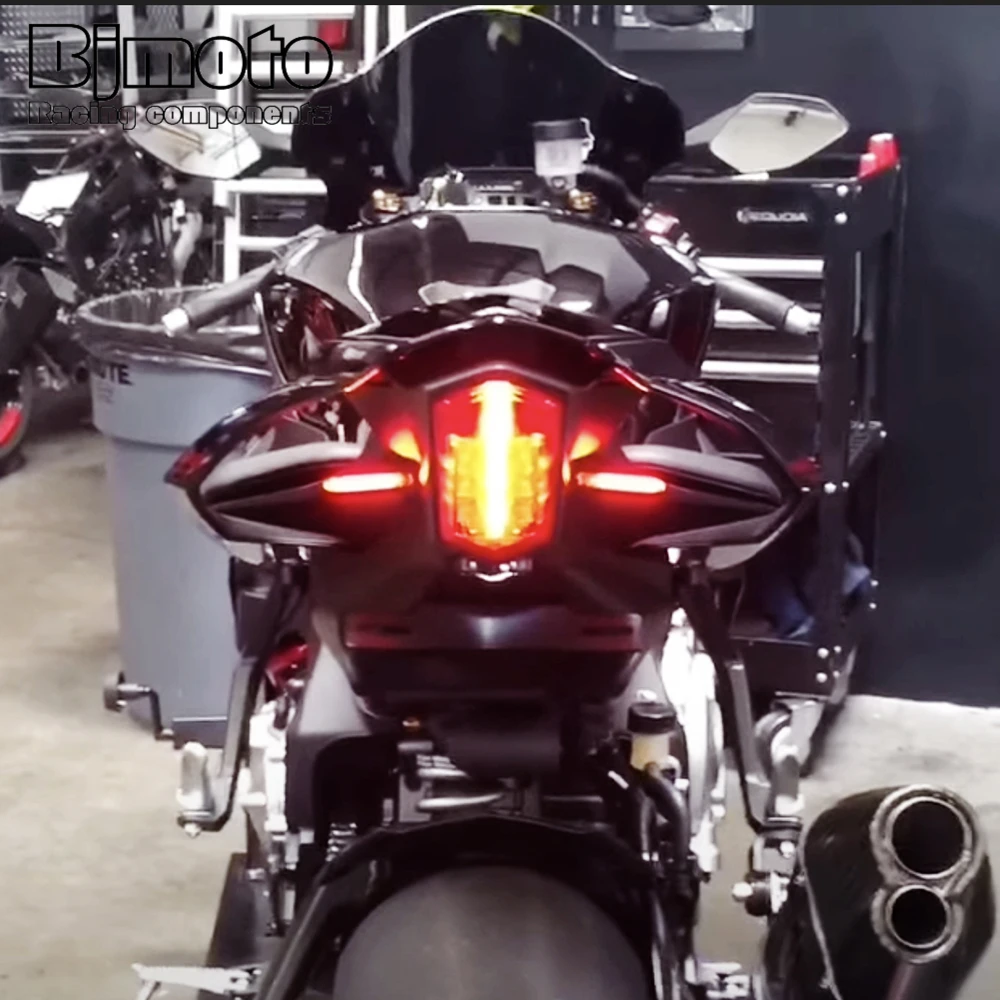 二輪車用統合ブレーキランプ,テールライト,ターンシグナル,ヤマハYZF
