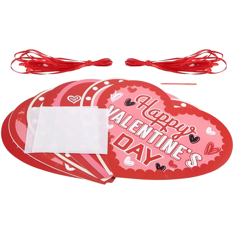 Вешалка на дверь в форме сердца на День святого Валентина, 1 набор