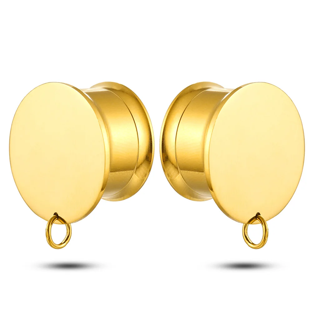 DIY Round Ear Gauges Expander, 2PCS Set
