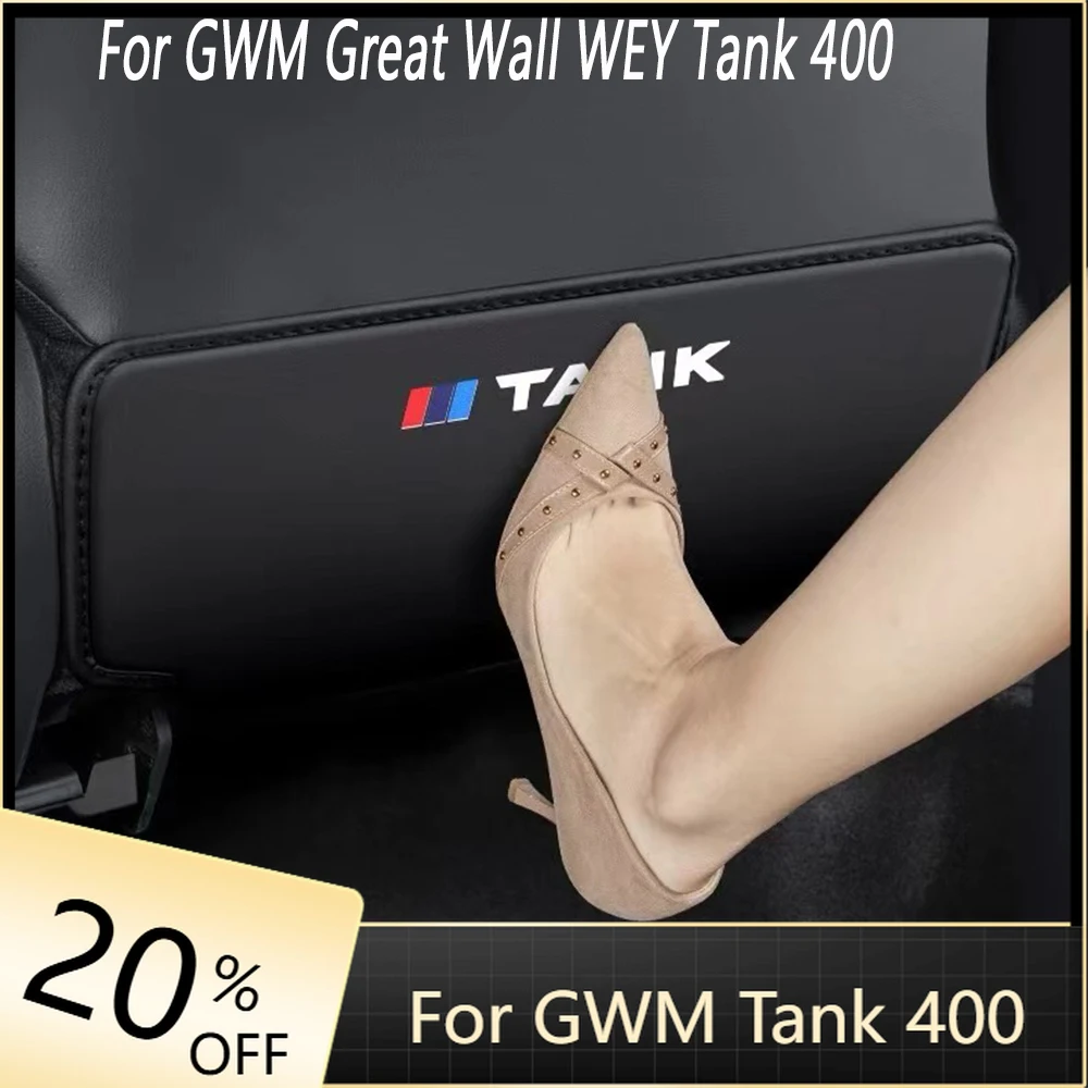 

Anti fouling and waterproof seat backrest anti kick pad automotive interior For GWM Great Wall WEY Tank 400 2023 2024
