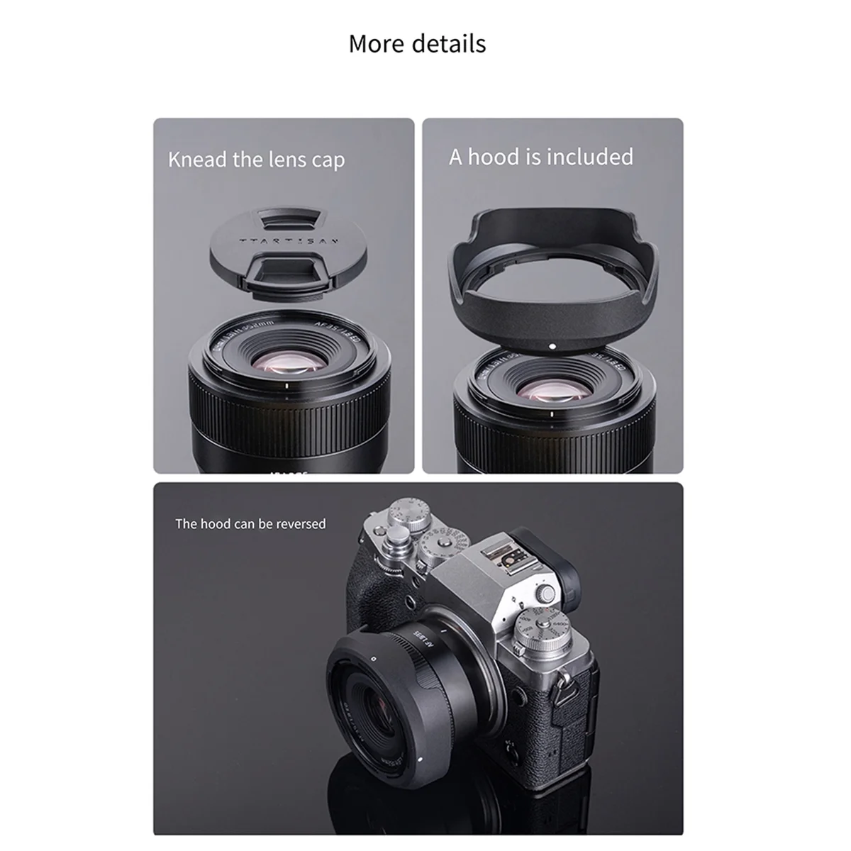 

【Hot&Price】AF 35mm F1.8 II APS-C Frame Large Aperture Lens for Camera Portrait Photography with for Fuji XT30 X XM5 XT5