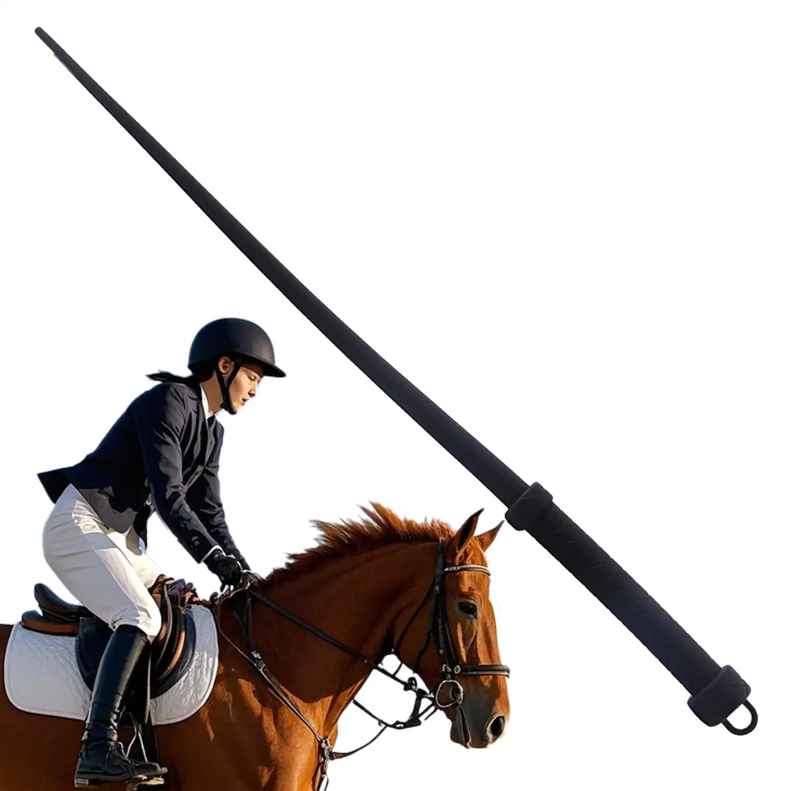 Fouet en Silicone, outil d'entraînement équestre, fouet d'équitation lisse, accessoires de fouet de course, fouets de chevaux pour l'entraînement