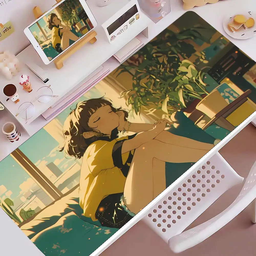 

The Time Of An Individual Anime Girl Mouse Pad E-sports gaming mouse pad oversized personalized desk pad keyboard mouse pad