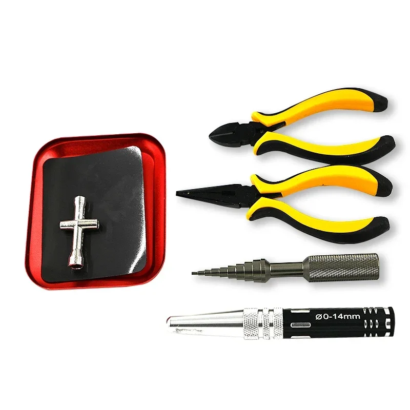 Kits d'outils 18 en 1 RC, pince à tournevis, douille à manchon hexagonal, coffret de réparation pour réparer les avions RC, jouets modèles de voiture Rc
