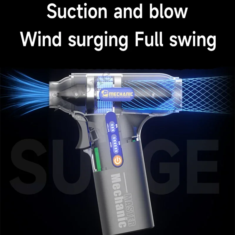 MECHANIC DB10 Turbo Suction and Blowing Machine 40W High Power 130000r/min Multifunctional Turbine Dust Removal Fan hand tools