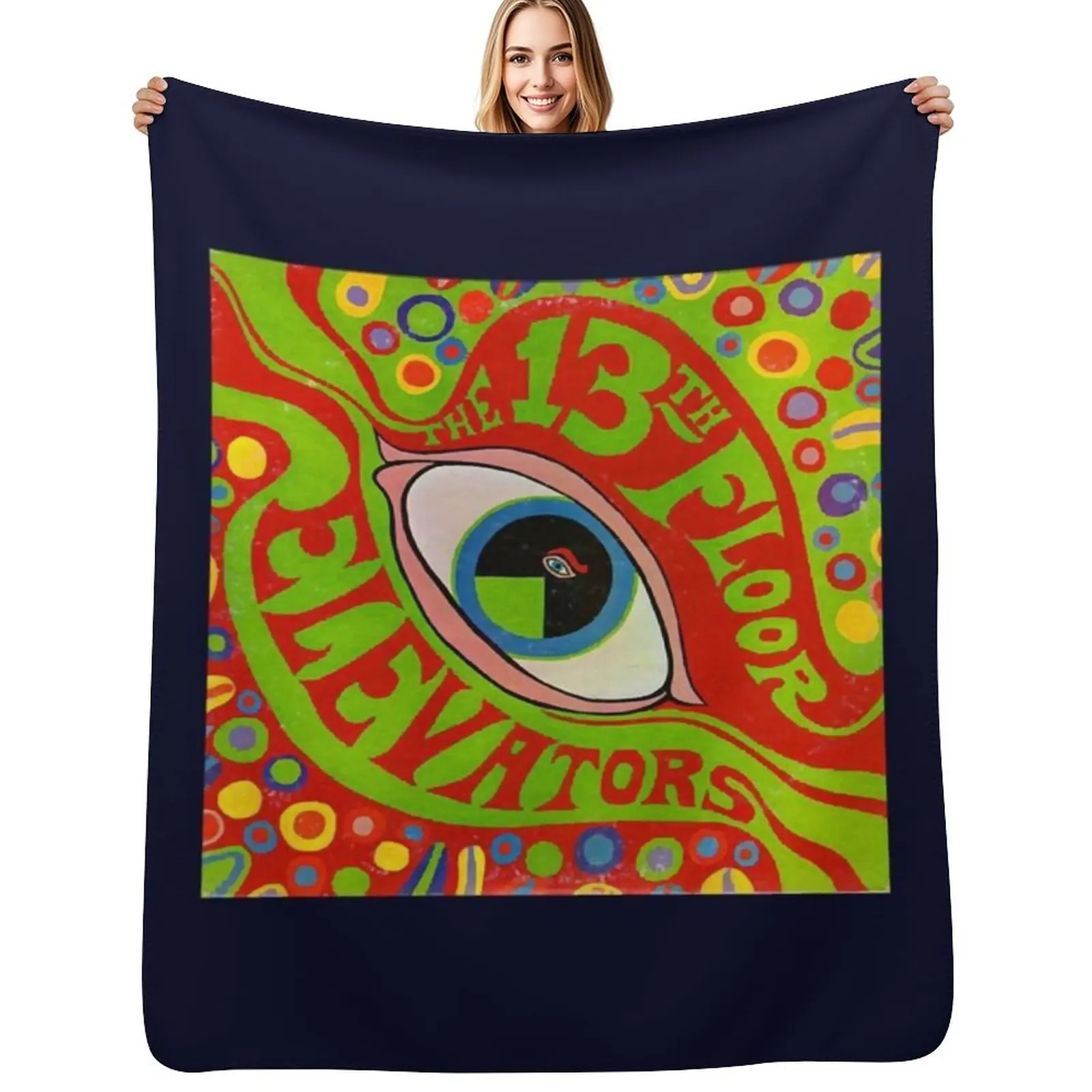 

The 13th Floor Elevators The Psychedelic Sounds Of The 13th Floor Elevators Throw Blanket Luxury Brand Warm Blankets