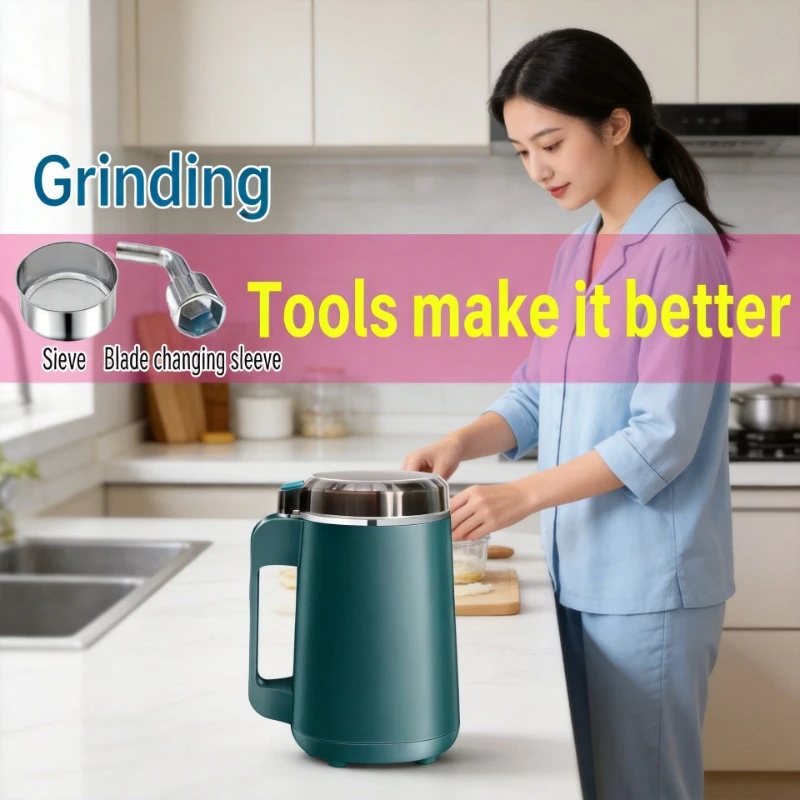 

Household Small Electric Powder Grinder 220V Chinese Medicine Grain Mill for Panax Notoginseng Corn Beans Fine Powder Crushing