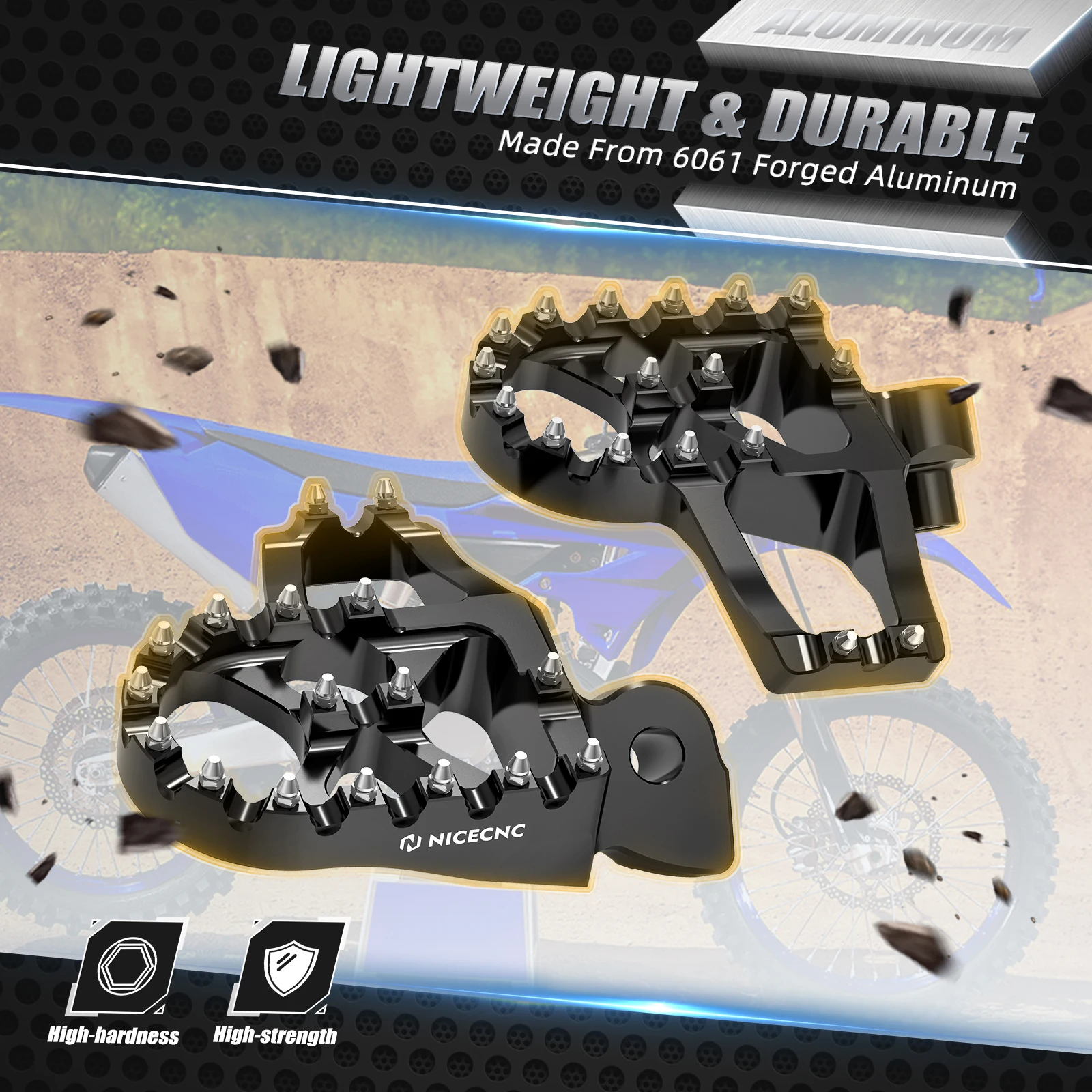 لياماها Tenere 700 XTZ 700 Tenere 700 رالي الطبعة 2020-2023 T700 World Raid 2022 دراجة نارية موسع أوتاد القدم مساند القدم