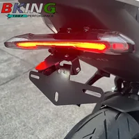 Guardabarros limpio trasero para motocicleta, eliminador para CFMOTO 675 SR SS NK 675SS 675SR-R 675NK 2024 2025 + soporte para matrícula, luz LED