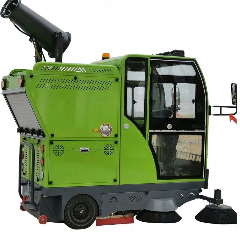 Mesin Pembersih Lantai Tipe Naik yang Cerdas untuk Industri, Penyapu Jalan