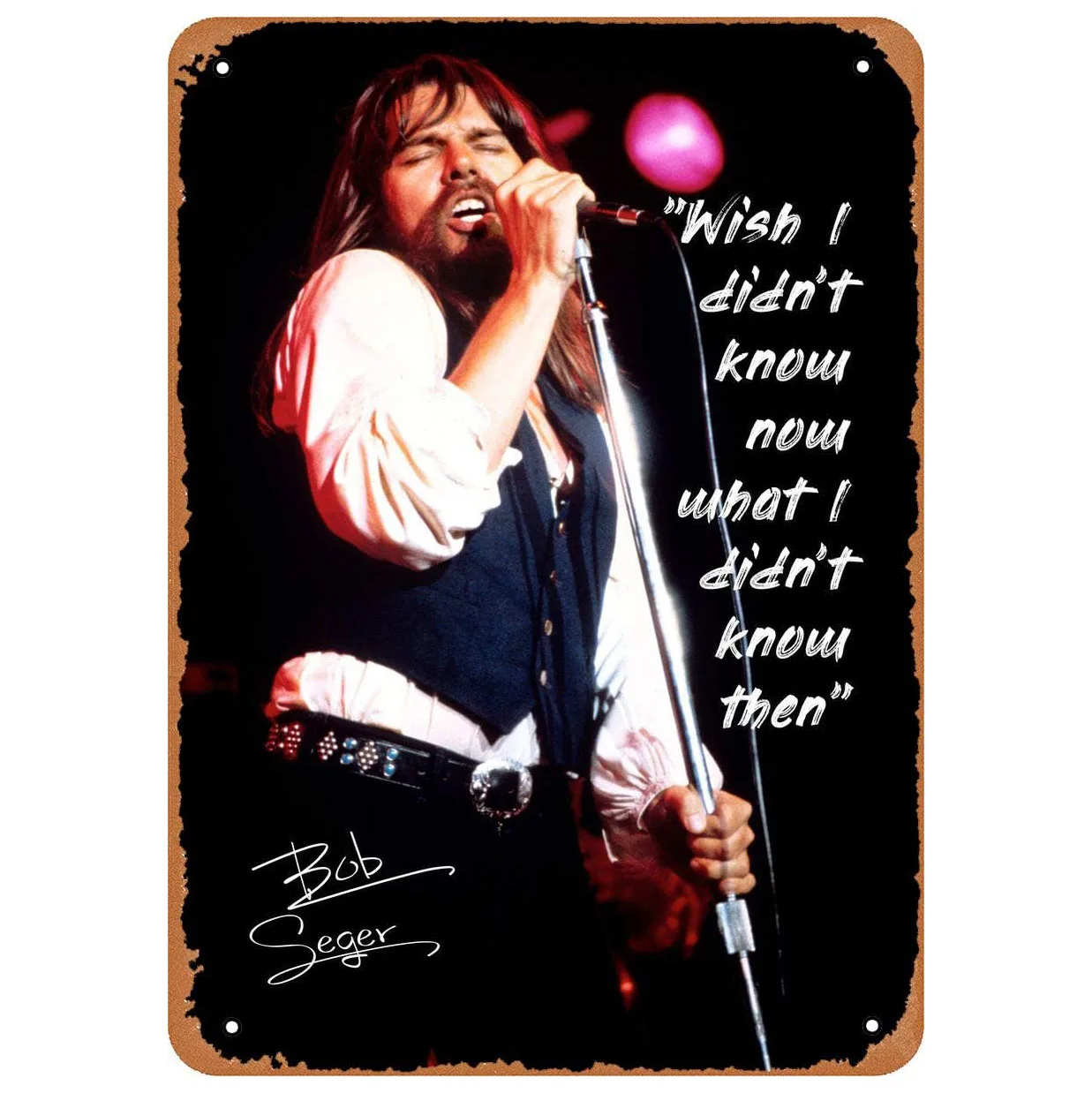 صفيح معدني لوحة تزيين الحائط ، فرقة الروك ، الروك ، الروك ، الروك ، خمر ، ملصق فني ، لوحة حديد ، للرجل ، الكهف ، المنزل ، المقهى ، الحديقة ، النادي ، البار #2