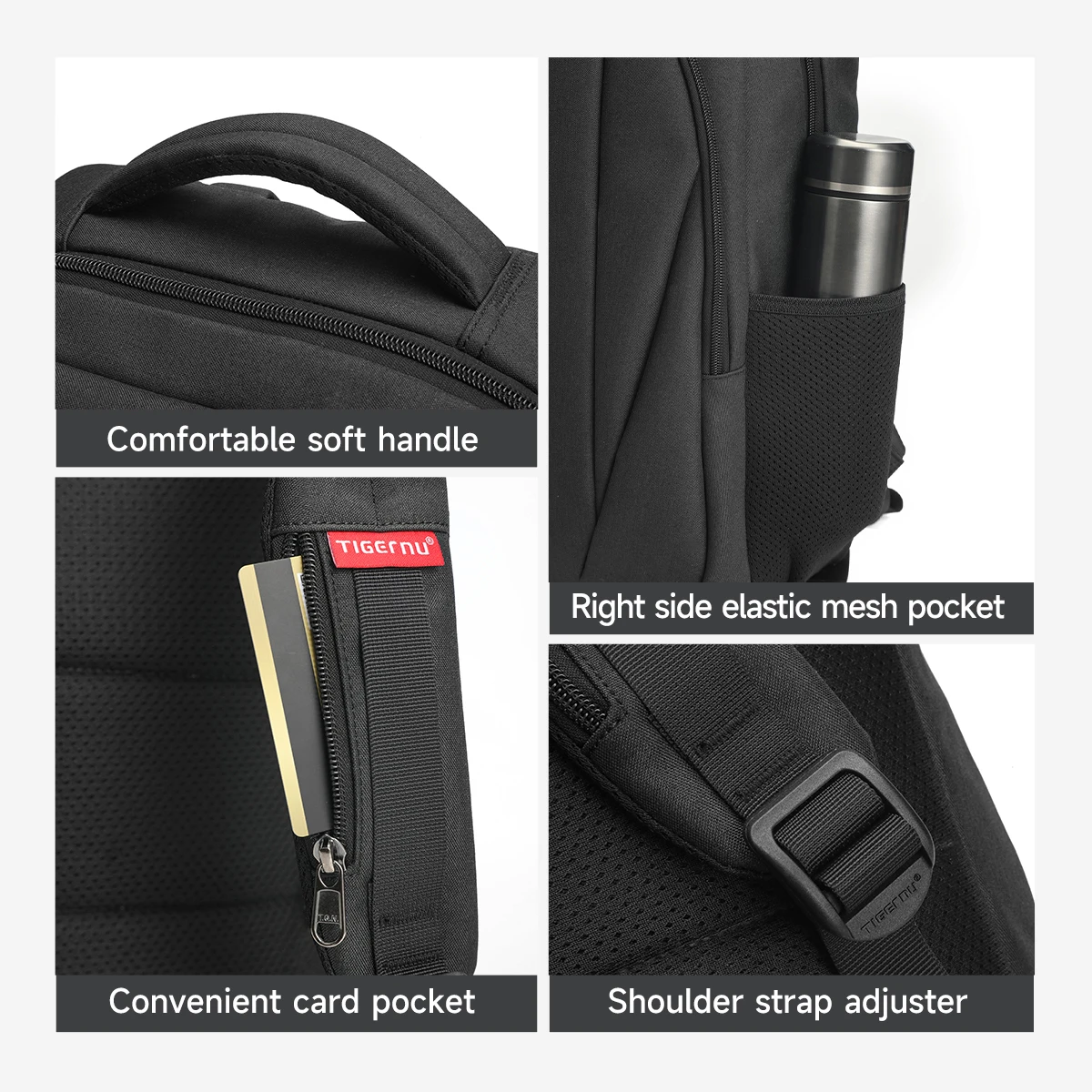 Tigernu Clearance Bags Men Backpack Anti-theft USB Charging 15.6 Laptop Bag Mochilas Feminine Male Bagpack Notebook Schoolbag view 6