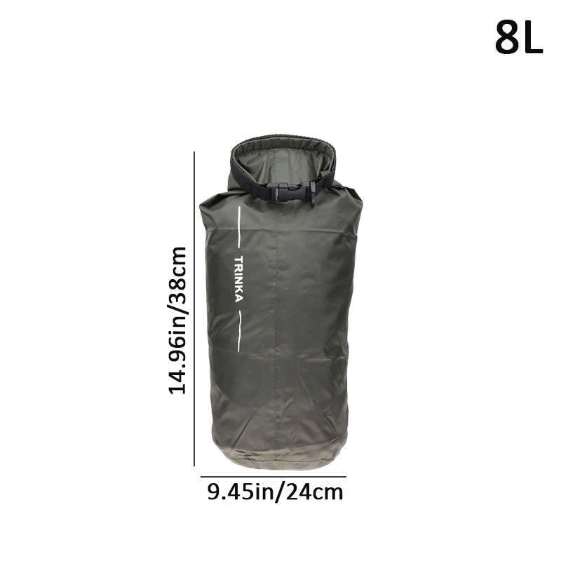 8L 40L 70L Waterproof Storage Bag Outdoor Traveling Carrying Bags For Boating Kayaking Canoeing Floating Dry Sack Pouch