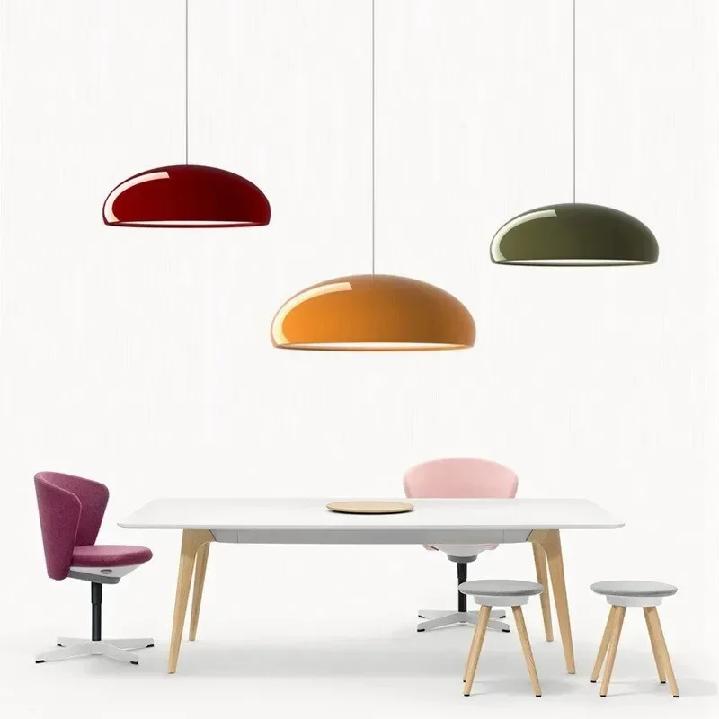 macaron modern pendant lamp led macaron light redondo design espanhol sala de jantar teto decoracao de casa sala de estar 35 cm 45 cm 60cm 01