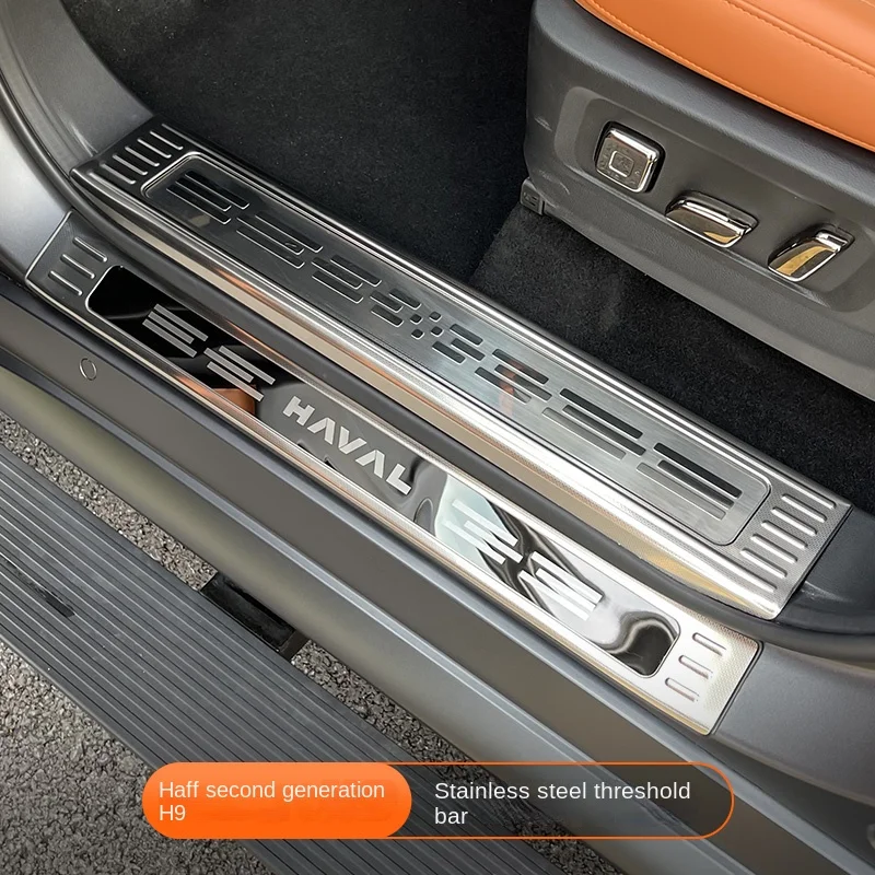 

Подходит для 5-местной модели 24 второго поколения, новый порог Haval H9, модификация педали приветствия из нержавеющей стали.