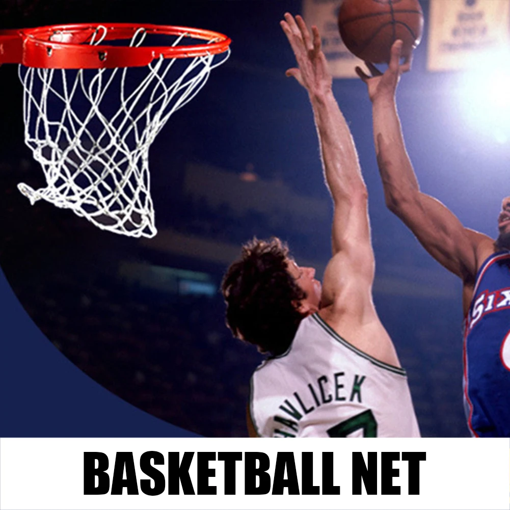 Basketball Hoop Mesh Net High Quality Durable Standard Size Nylon Thread Sports Backboard Rim Ball Pum Sports Entertainment