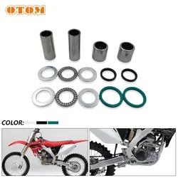 OTOM For HONDA CRF CRF250R CRF250X Motocross Motorcycle Rear Fork Suspension Swing ARM Needle Bearing Bushing Oil Seal RepairKit