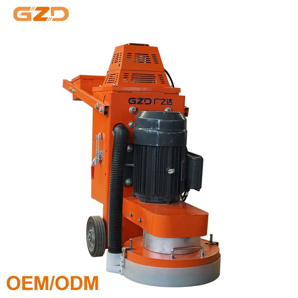 GZD Custom Automatic Electric 110V 220V 380V Diamond Epoxy Floor Grinding Concrete Grinder Road Machine