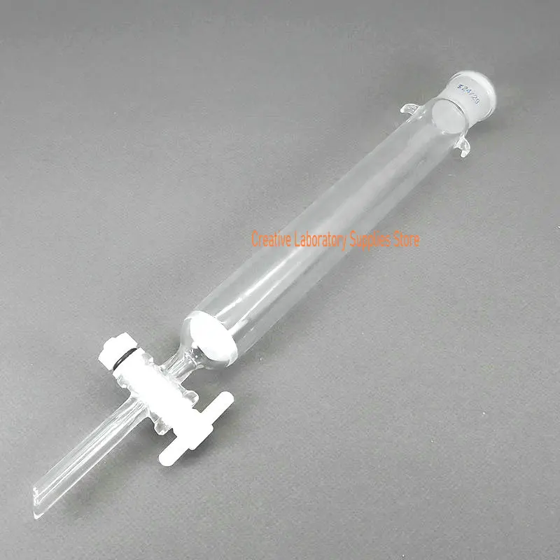 1 sztuka kaliber 24 #   Kolumna chromatograficzna z tłokiem PTFE, laboratoryjna kolumna wymiennikowa, kolumna filtracyjna z rdzeniem piaskowym — zdjęcie produktu 4