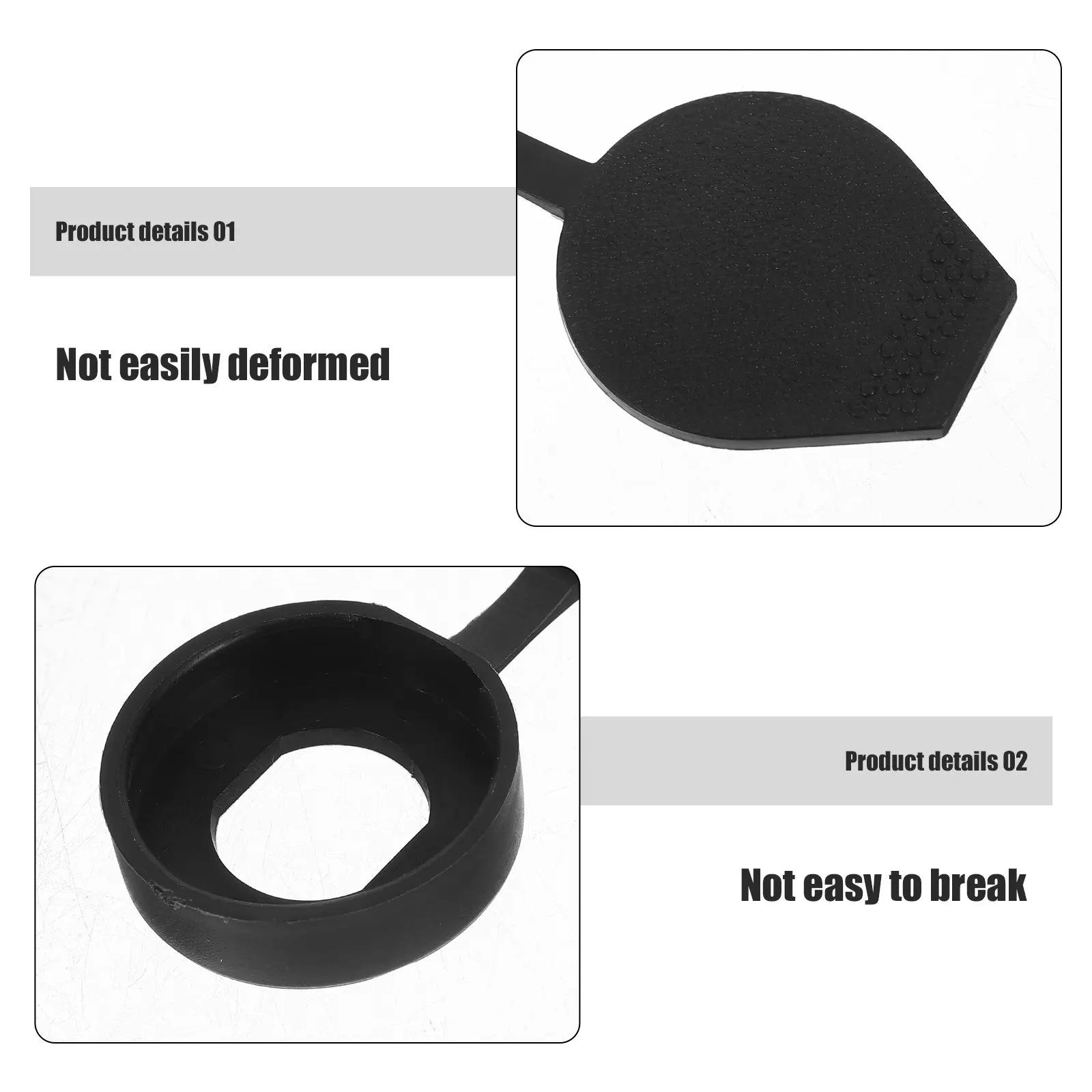 6Pcs Trash Bin Lock Covers Plastic Rainproof Rain Lid Rainproof Trash Can Pull Tab Garbage Bin Rain Lid for Electric Lock Access