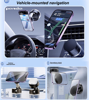 Car Magnetic Phone Holder Vacuum Suction Cup Lazy Multi-functional Foldable For Fiat 500 PANDA ARGO BRAVO FREEMONT Accessories