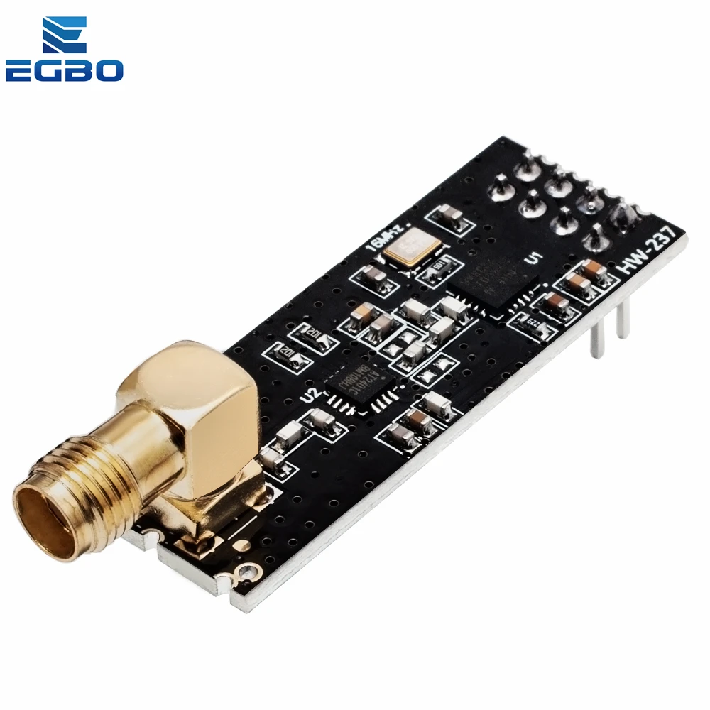 EGBO-módulo inalámbrico NRF24L01 PA LNA con antena, 1000 metros, larga distancia, FZ0410