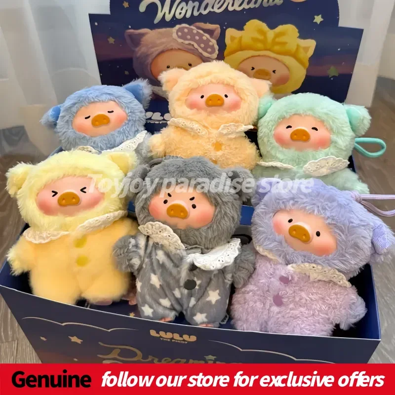 

Genuine Lulu Pig Dreaming Wonderland Series Blind Box Cute Vinyl Dolls Bag Pendants Trendy Toys Lulu Pig Mystery Box As Gifts