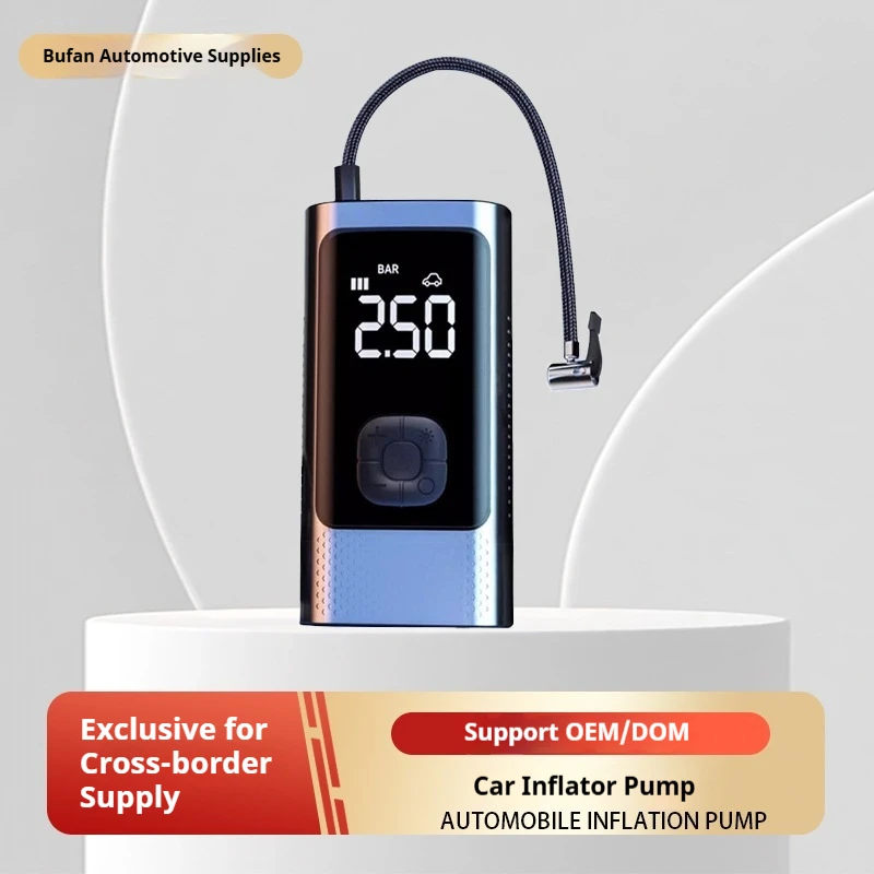

Portable Wireless Car Tire Inflator Pump Motorcycle Air Compressor Electric Sedan Tyre Pump Quick Fix Tool For Vehicle Tires Diy