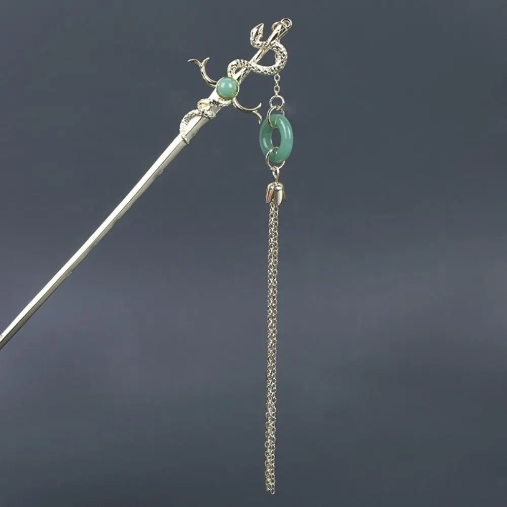 

Snake Butterfly Women Accessories Tassel Hair Stick Hairstyle Design Tool New Chinese Style Hairpin Geometric Hair Stick