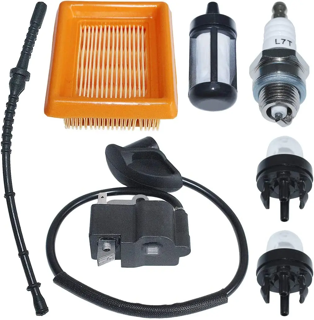 Filtre à Air pour bobine d'allumage, Kit de filtre à carburant pour Stihl FS120 FS200 FS020 FS202 FS250 FS300 FS350