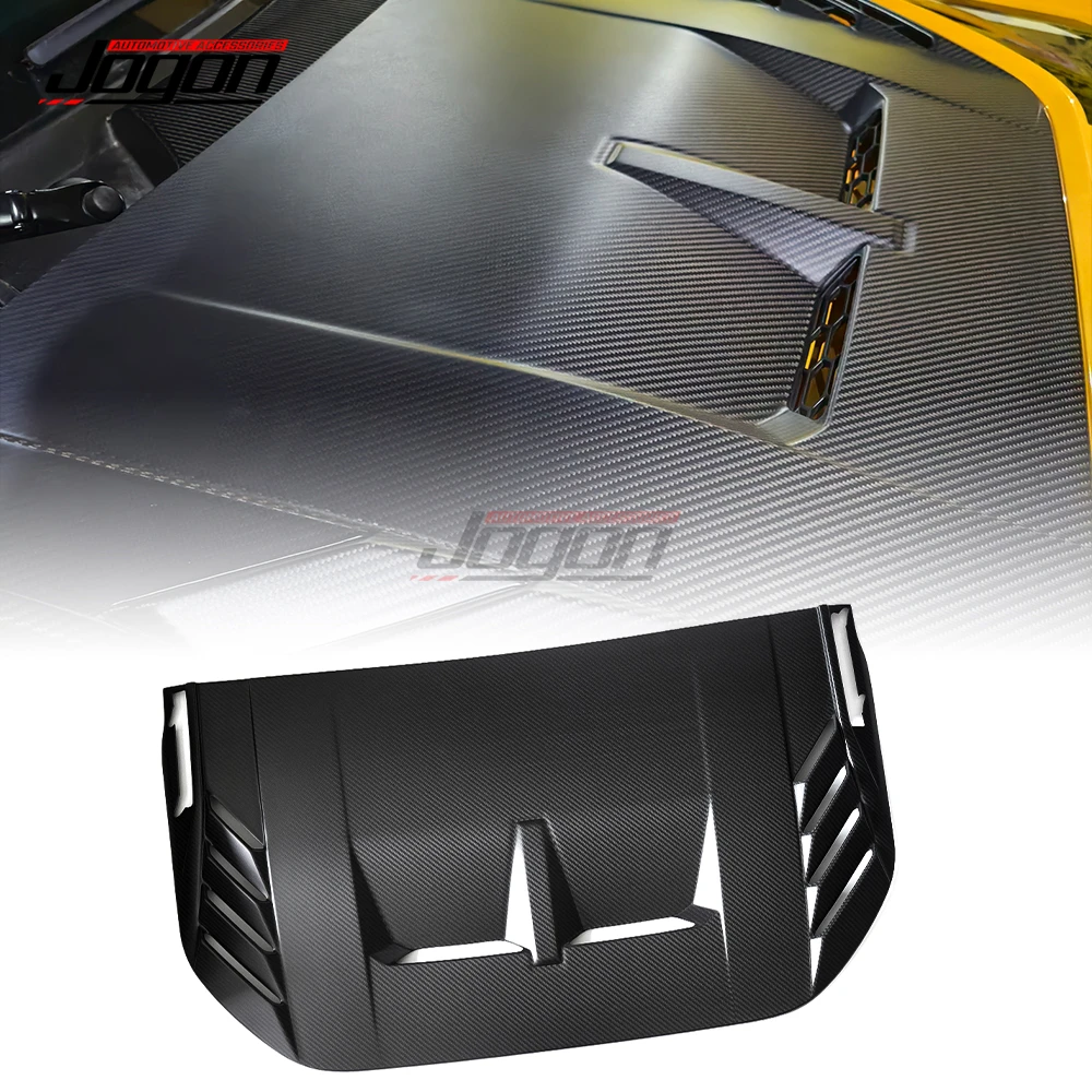 

For Ford Bronco Raptor 2022-2025 Carbon Fiber Car Front Engine Hood Protector Body Kit Engine Bonnet Cover Trim Accessories